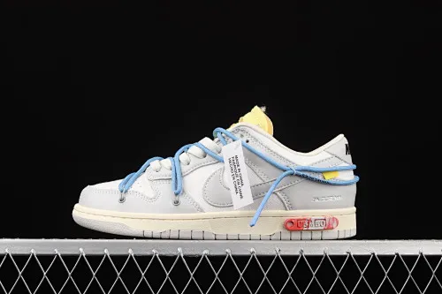 All Categories Nk SB Dunk Series Nk SB Dunk Low Low-top sneakers Cost-effective version OF x Nk Dunk Low “04 of 50” OW Gray Casual Sports Skateboard Shoes DM1602-113